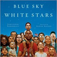 Blue Sky White Stars by Sarvinder Naberhaus