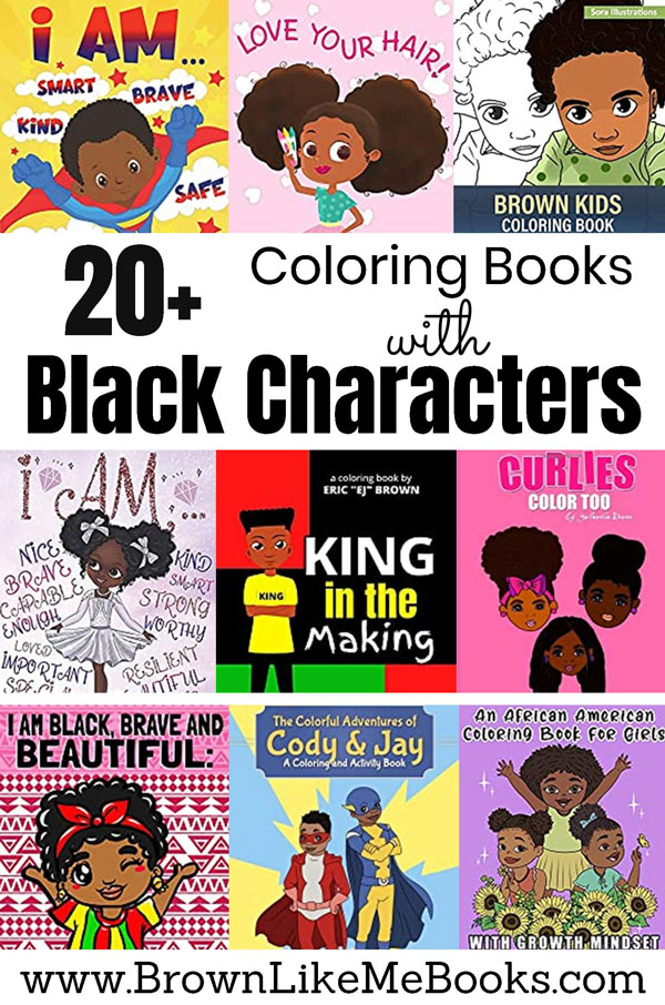 Coloring Books for Kids with Black Characters